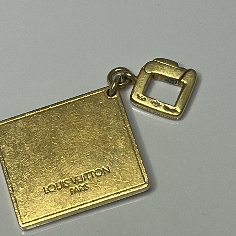 LOUIS VUITTON 18KT GOLD CALENDAR CHARM W/RUBY VINTAGE 2005 - Picture 6 of 8